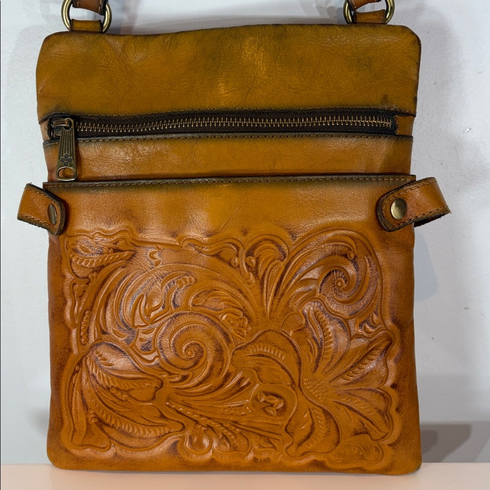 PATRICIA NASH Prizzi Tooled Leather Crossbody Bag - Picture 3 of 16